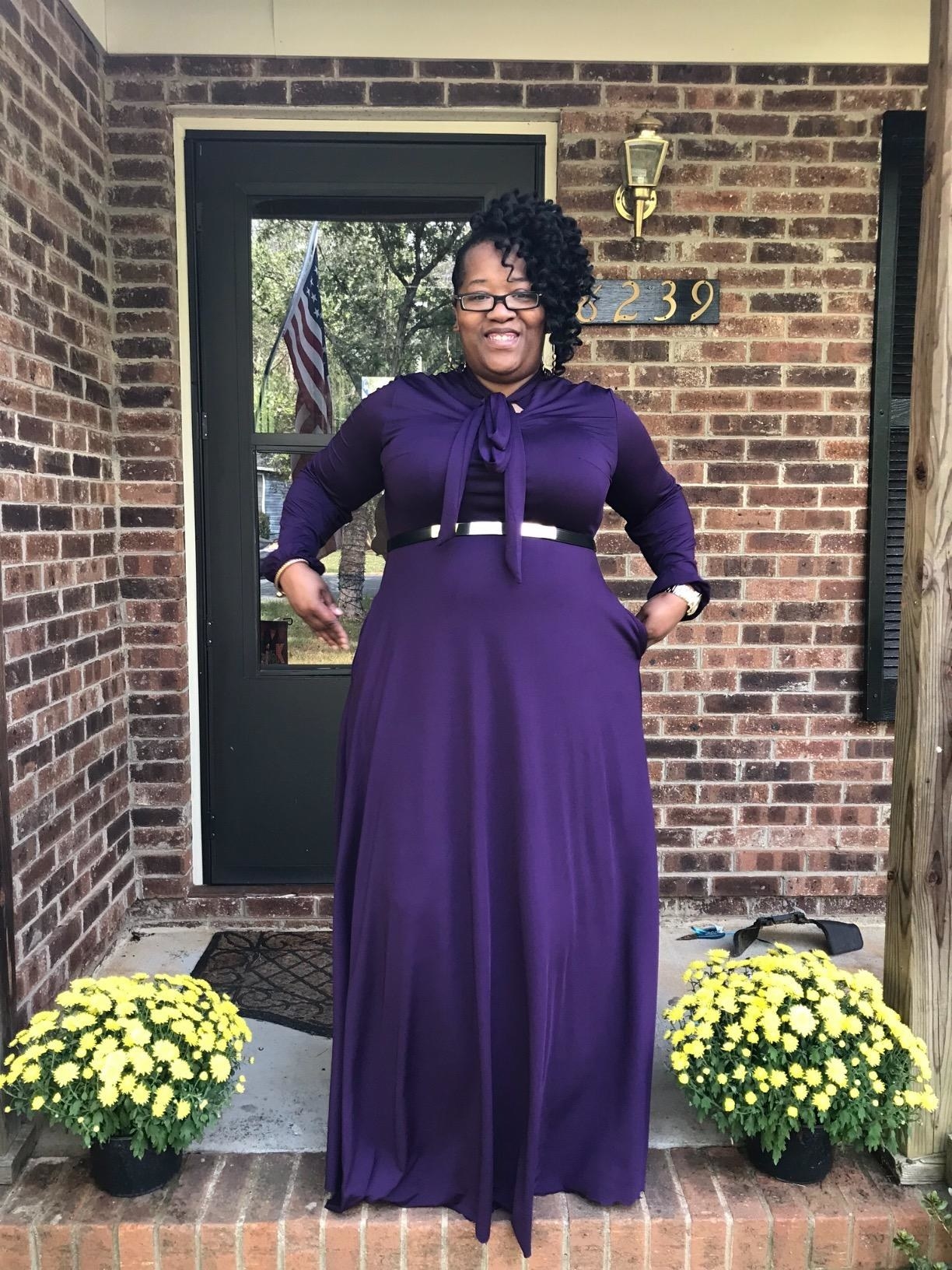 purple plus size clothing