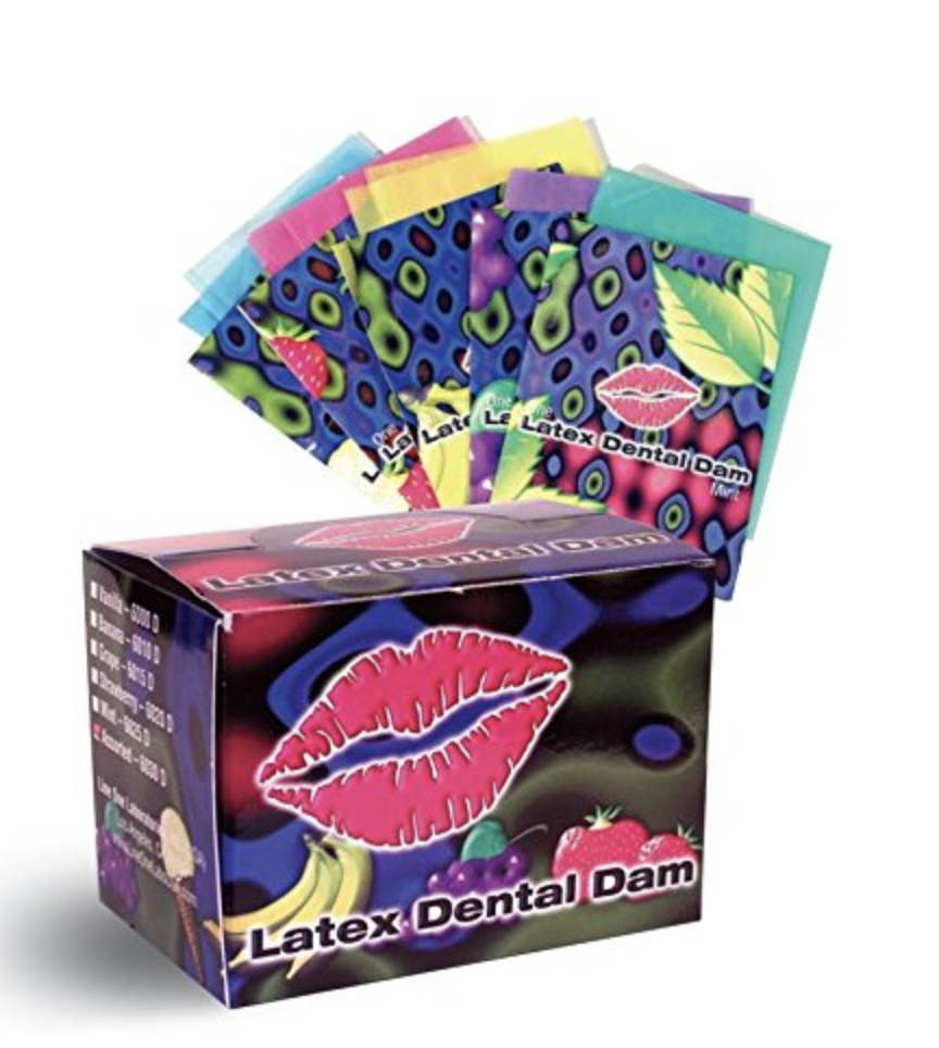 10-pack of flavoured dental dams. you're looking for some dental dams,...