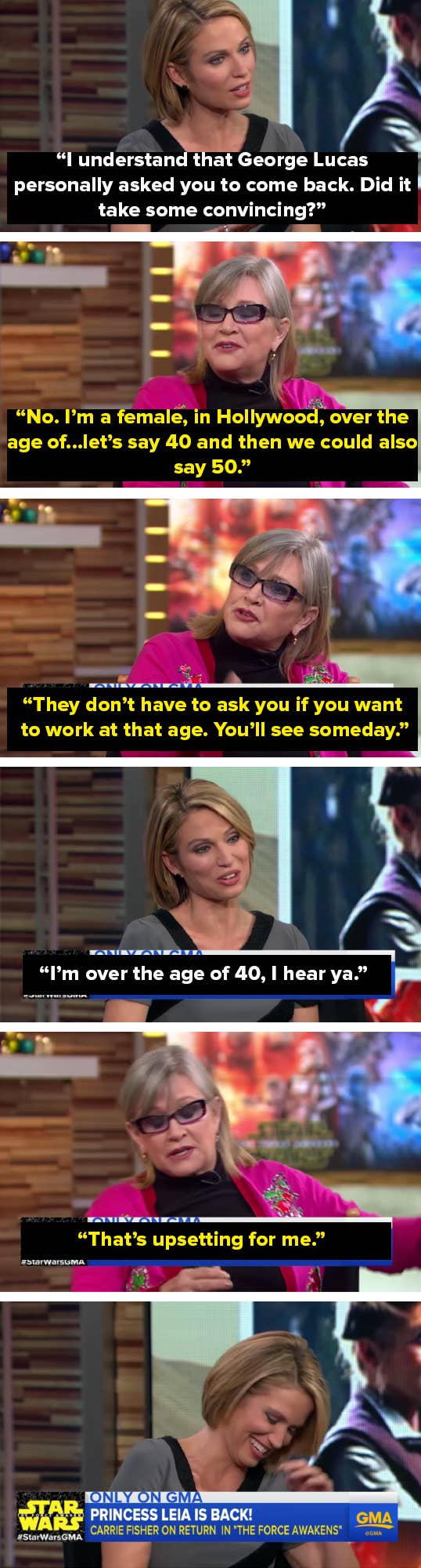 Carrie Fisher Memorable Moments