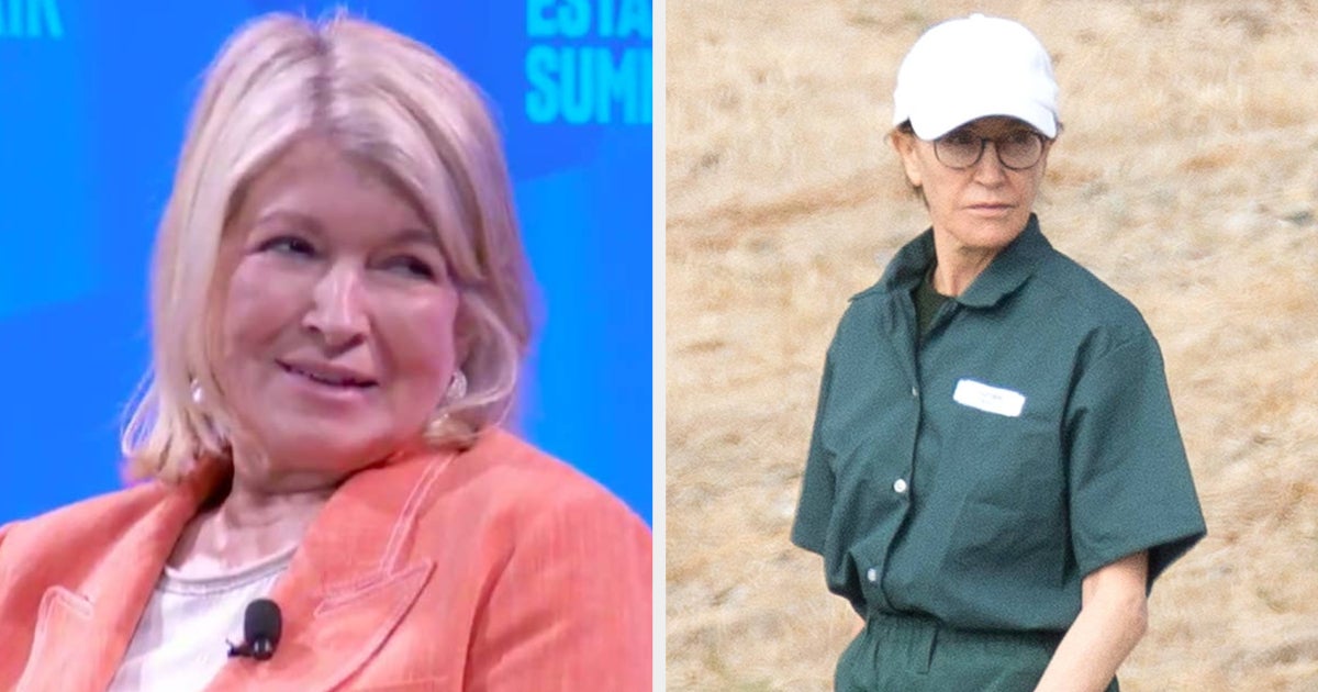 Martha Stewart Called Felicity Huffman's Prison Outfit "Schlumpy" And