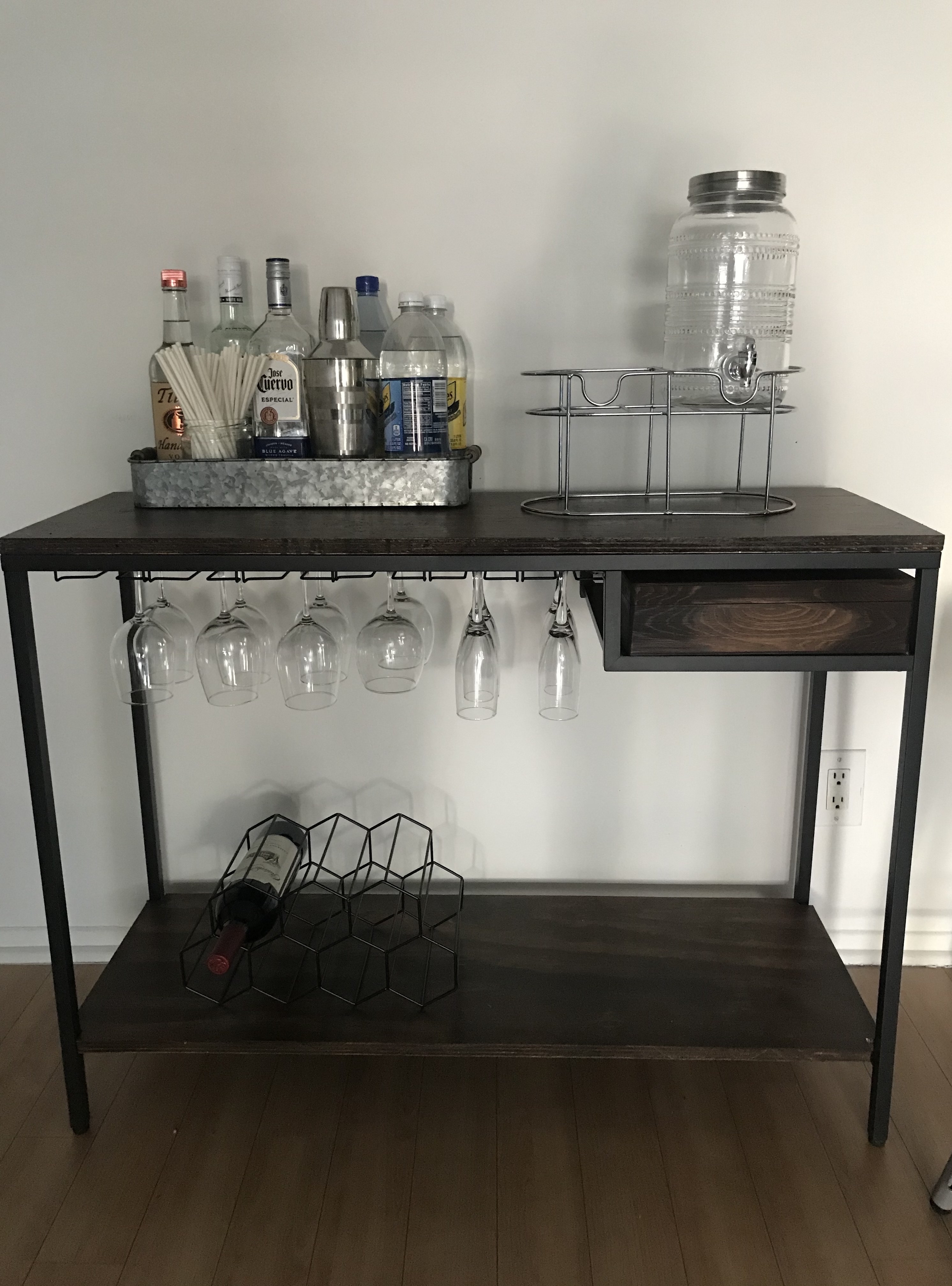 Ikea Hack: DIY Mini Bar Cart