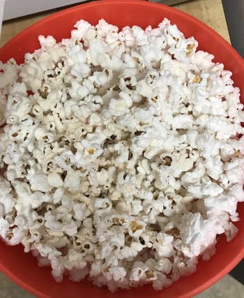 reviewer photo of the popcorn 