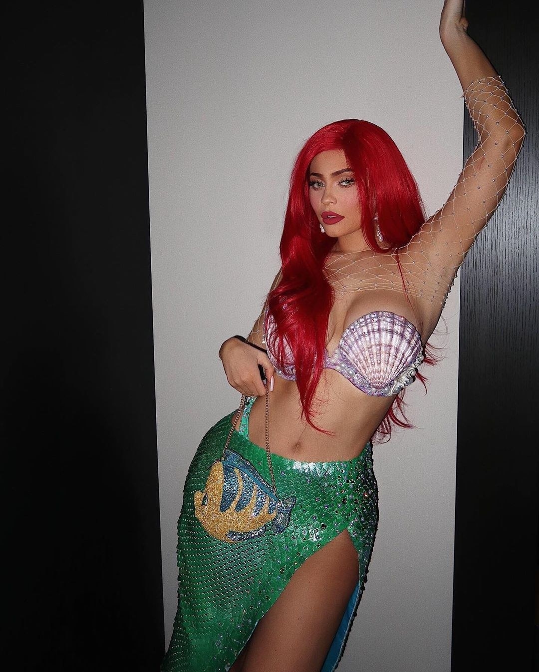 Kylie Jenner wows as she transforms into Ariel from The Little