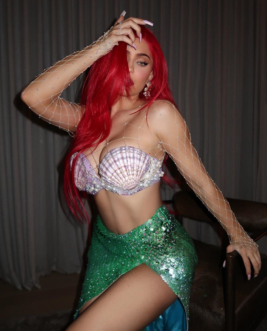 Ariel caught playing with herself