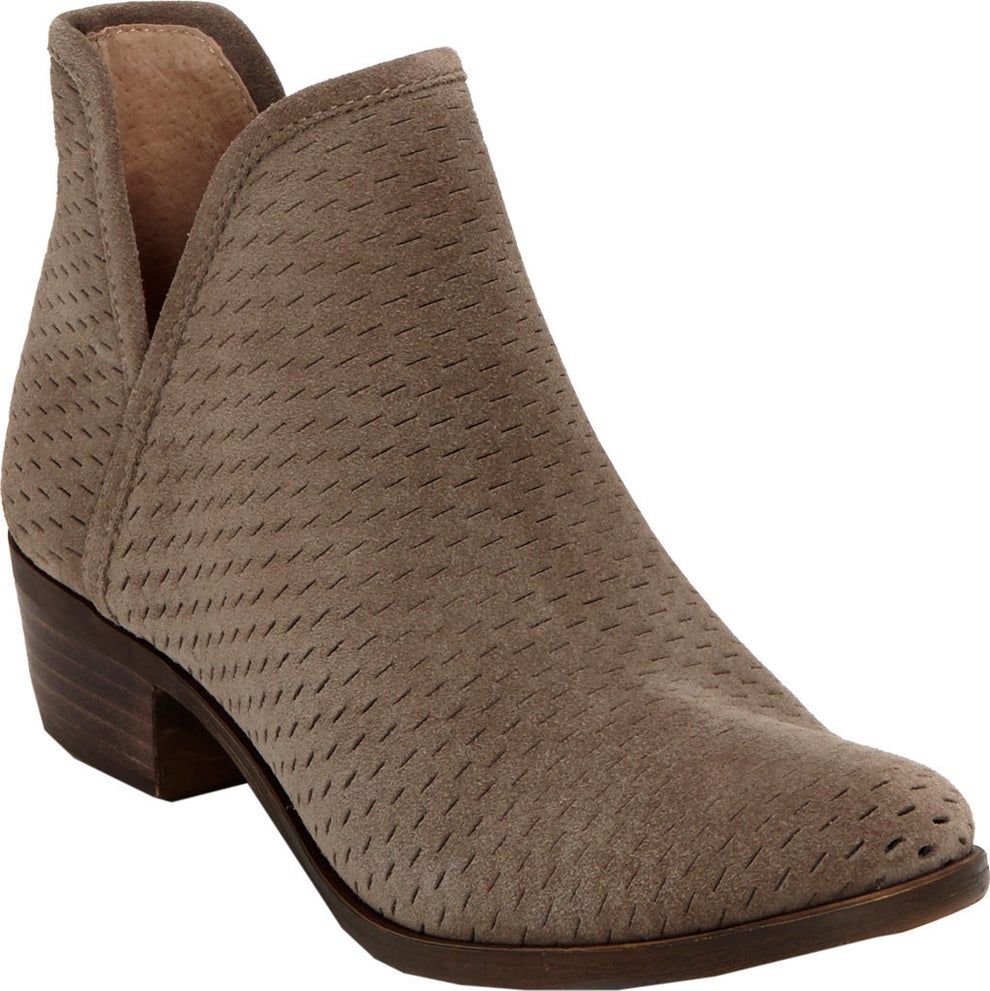 walnut ankle boots