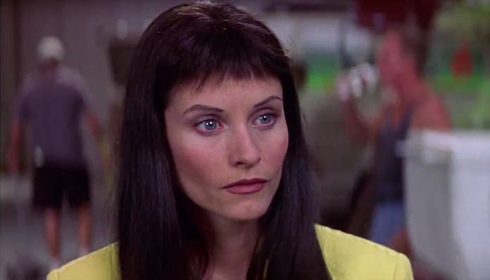 Courteney Cox Made Fun Of Her Bad Scream Bangs And It Literally