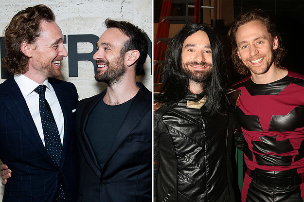 Tom Hiddleston And Charlie Cox Swapped Marvel Characters For Halloween After Their Broadway Show image