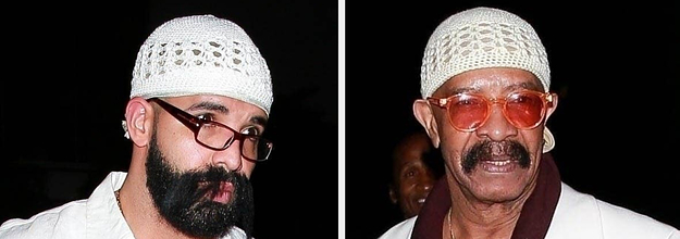 Drake Dressed As His Dad For Halloween