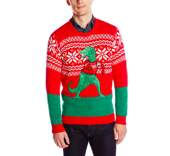 uideazone Unisexe Pulls Noël Ugly Pullover Christmas Jumper 3D Imprimé Xmas Sweat-Shirts T Shirt Manche Longue pour Homme Femme