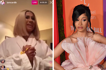 Cardi B Blasts Access Hollywood Says I Hope Your Mom Catch Aids On Instagram Live