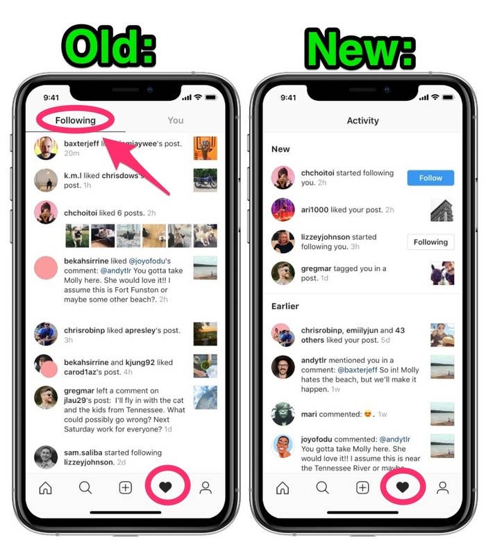 Instagram S Following Activity Tab Is Going Away