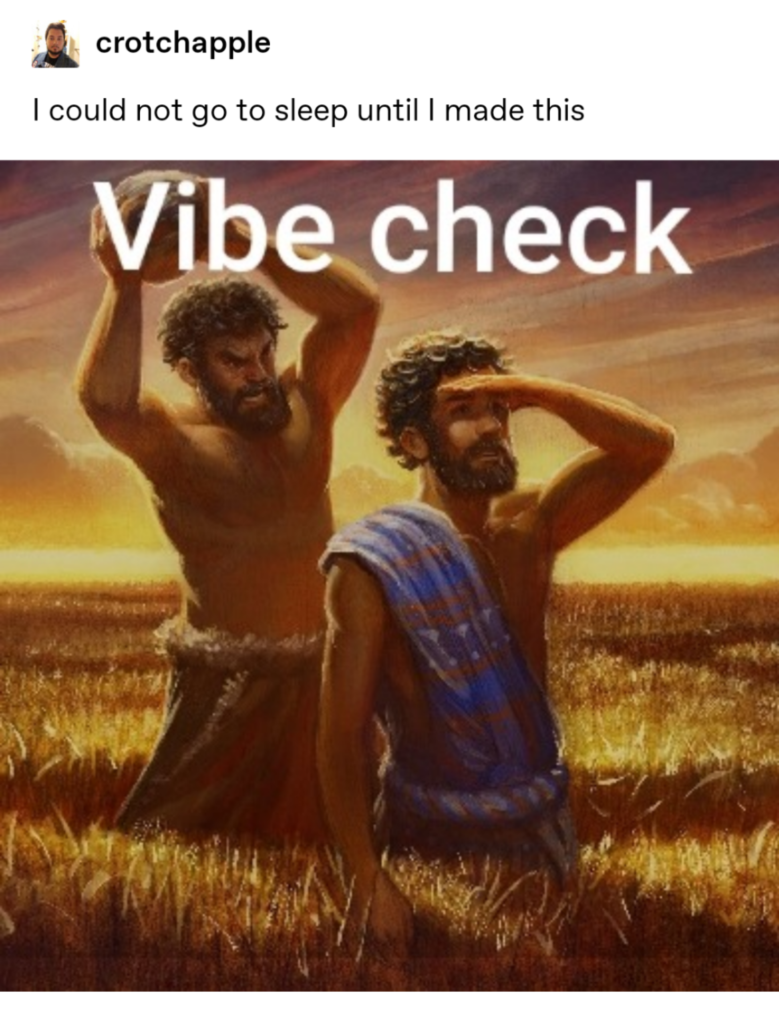 vibe check meme reddit