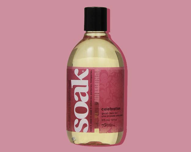 the bottle of no-rinse soap