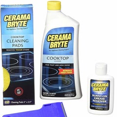 the bottles of cerema bryte cleaner