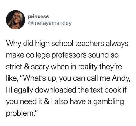 20 Ways High School Teachers And College Professors Are Completely Different