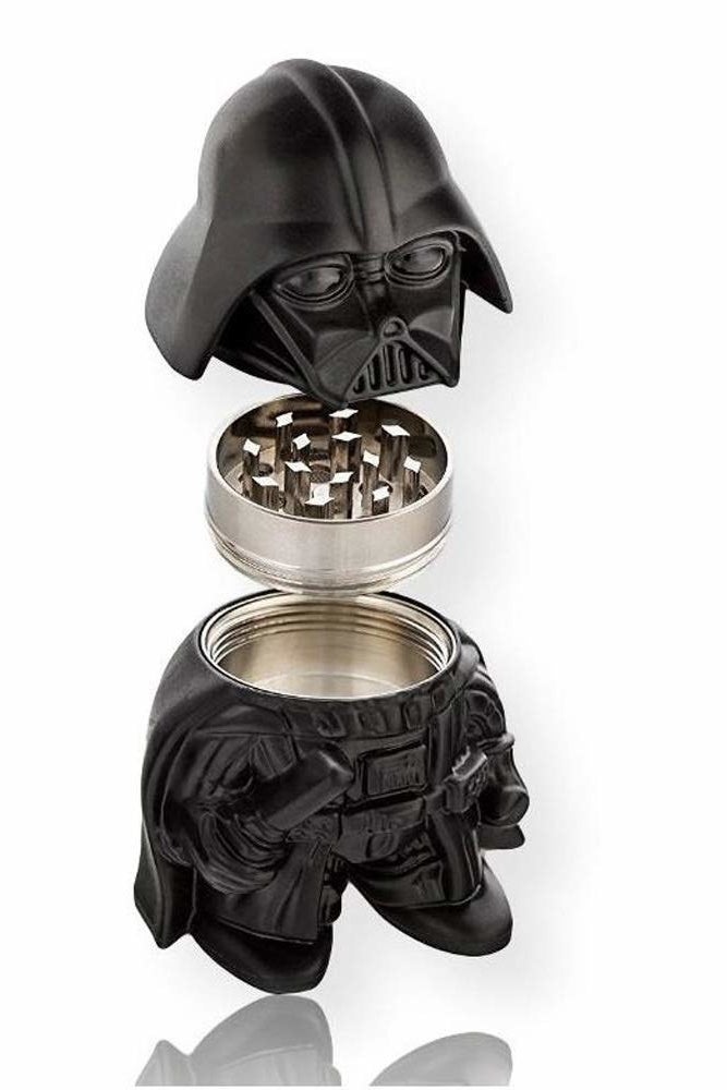 2 Piece Darth Vader Herb Grinder - Cannabis Gifts - Custom Swag