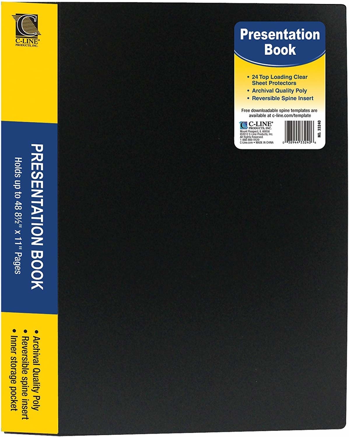 Memory Book Top - Loading Page Protectors - C-Line