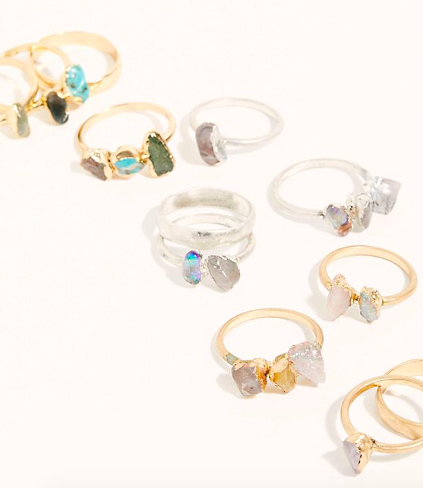 Free people deals ring set