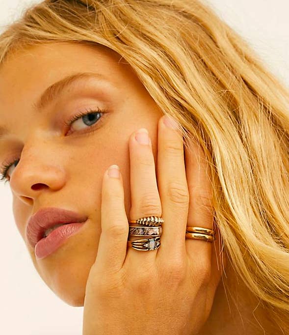 Free people sale ring set