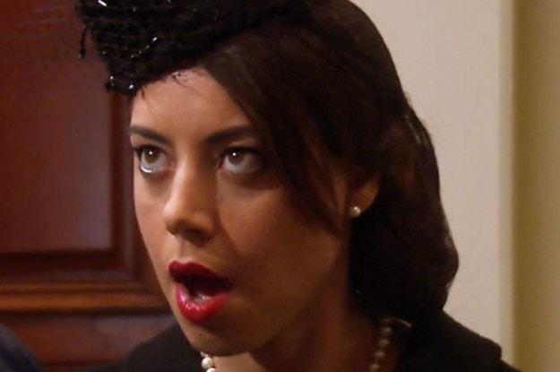 Aubrey Plaza as April Ludgate saying no.  Parks and recreation, Parks and  recs, Funny af memes