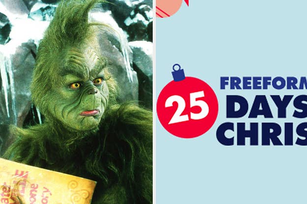 Freeform S 25 Days Of Christmas Schedule