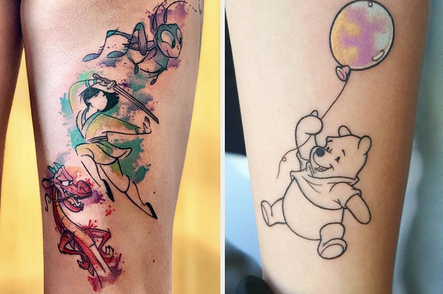 50 Wonderful Walt Disney Tattoo Design Ideas  Inspiration  A Crazy Family