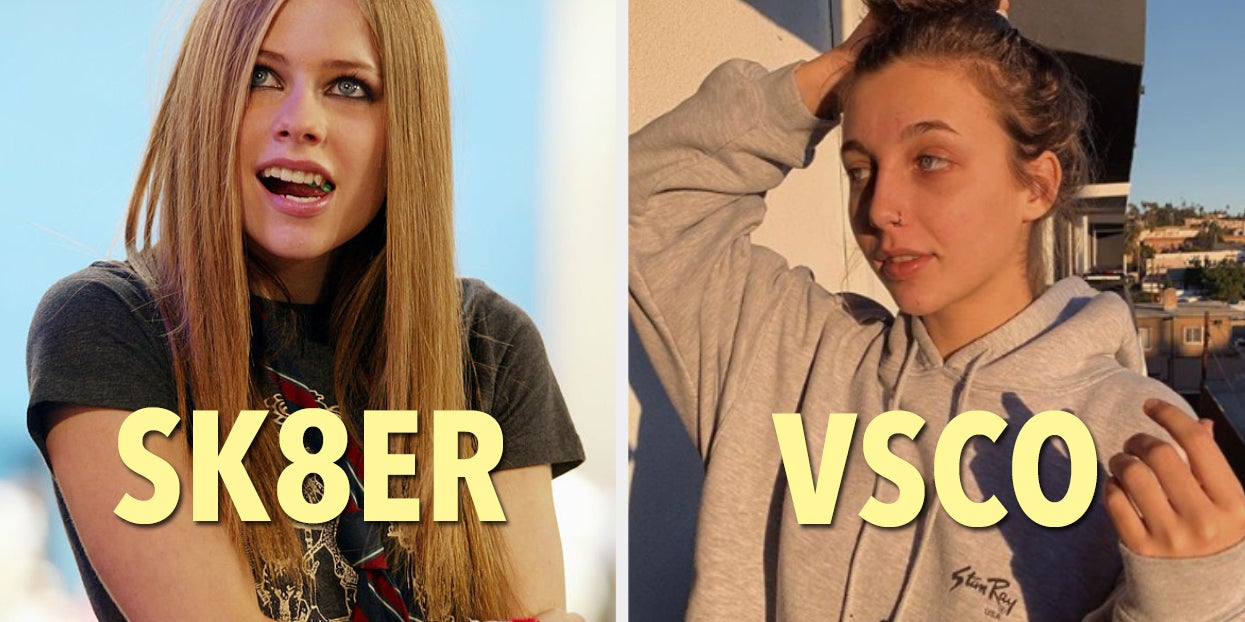 Are You More Vsco Girl Or Sk8er Grl