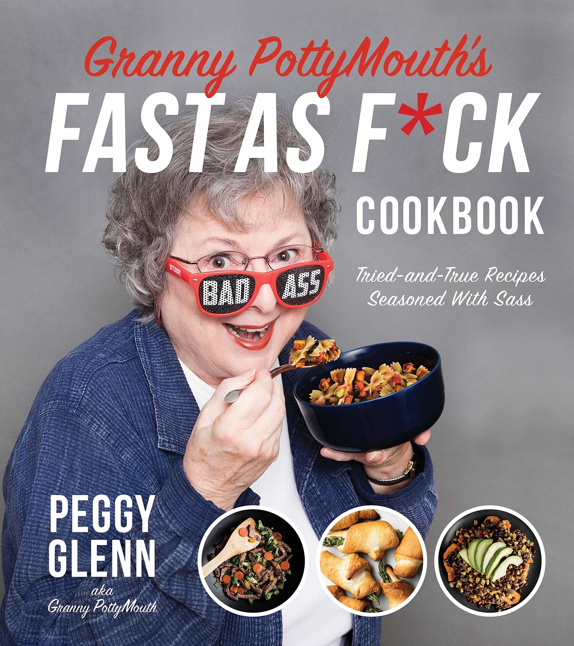the cover of book with grandmother eating food