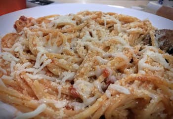 Reviewer image of the pasta they made using the pasta cooker

