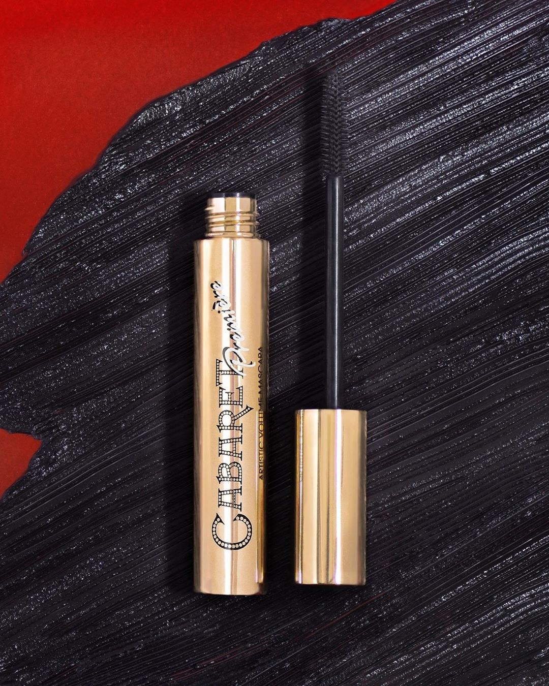 The gold-packaged mascara