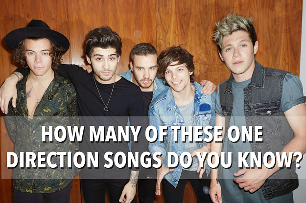 Only True One Direction Fans Will Recognize All Of These Songs