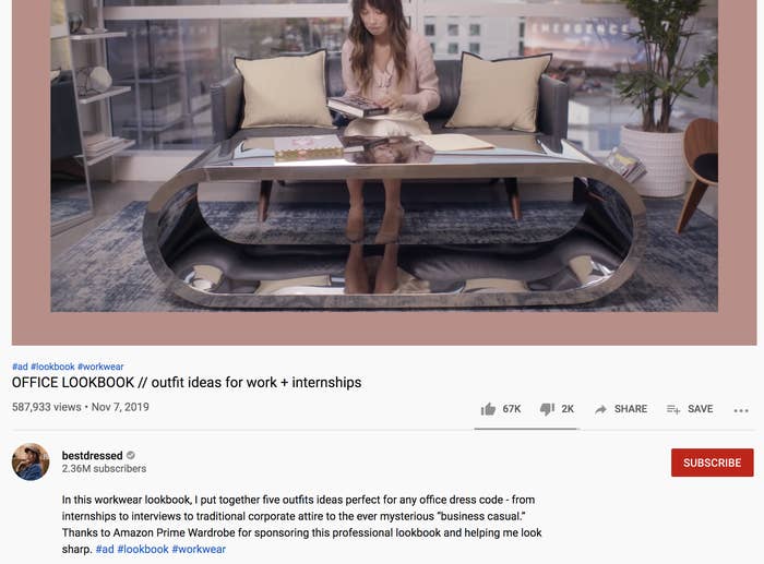 Fashion Youtuber Bestdressed Has Fans Upset Over Her Brand Deal With Amazon Prime Wardrobe