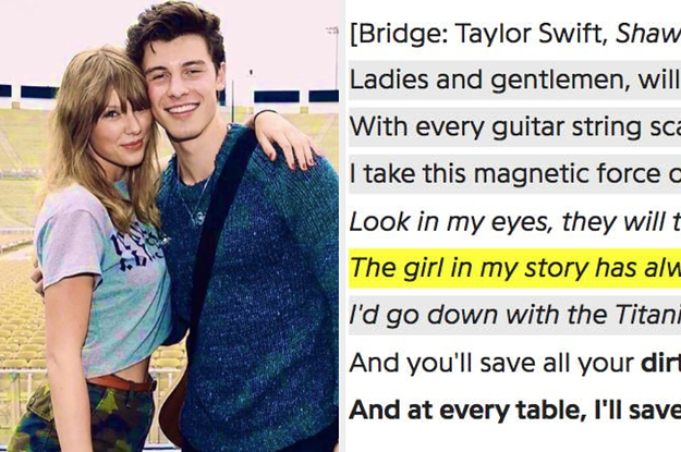 Shawn Mendes Wrote New Lyrics For Taylor Swift S Lover And There S Camila Cabello References