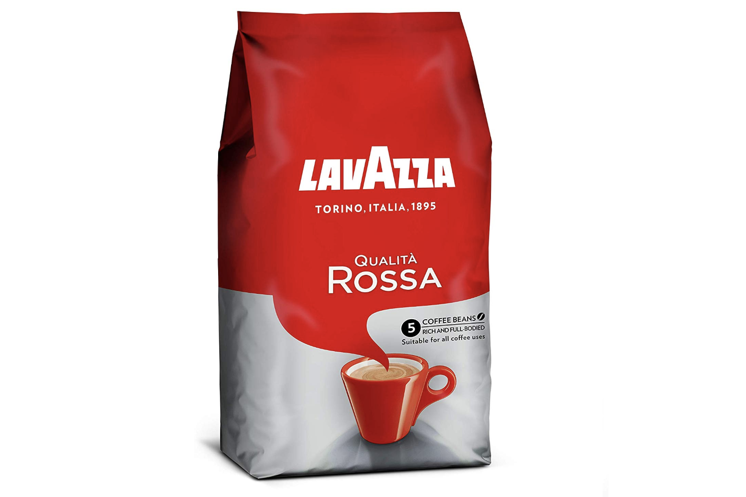 Какой кофе лучше покупать для кофемашины. Кофе Лавацца Росса зерно 1000г. Кофе Lavazza Rossa в зернах. Кофе Лавацца Росса зерно 1000г (Квалита). Кофе Лавацца 5 в зернах.