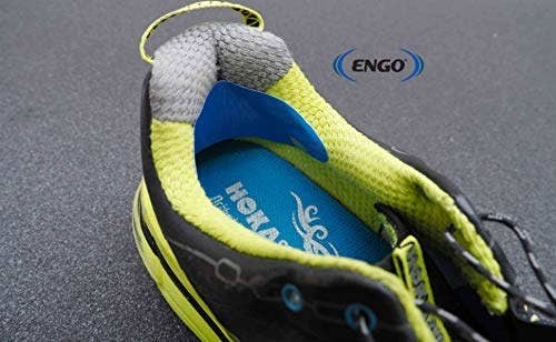 bandage like sticker on the back of the heel of a shoe