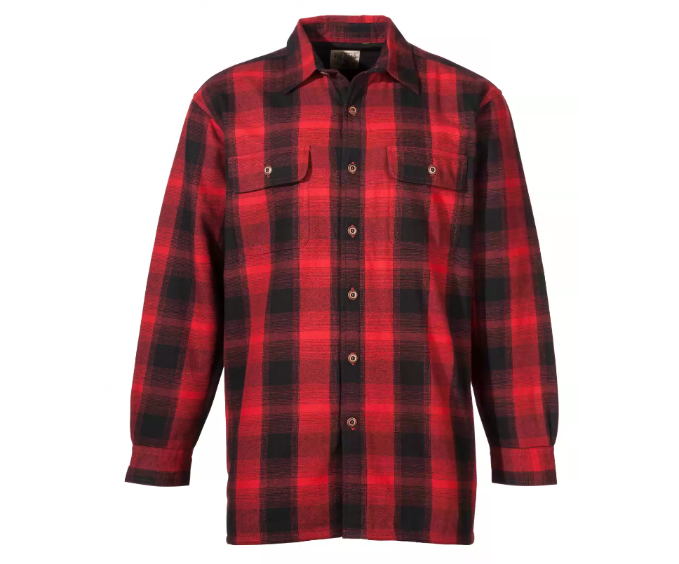 red flannel shirt