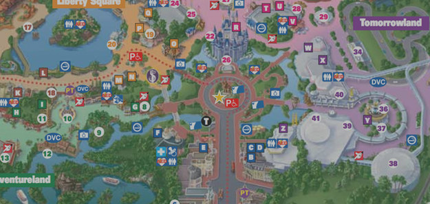 disney magic kingdom game layout 2020