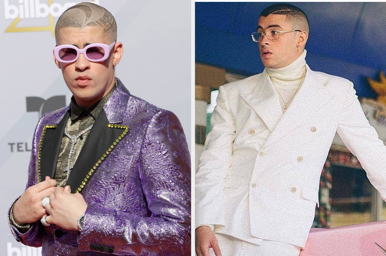Bad Bunny's Best Outfits Of All Time And Style Evolution