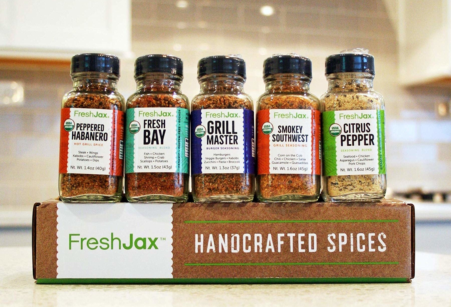 FreshJax spice kit with six spices 
