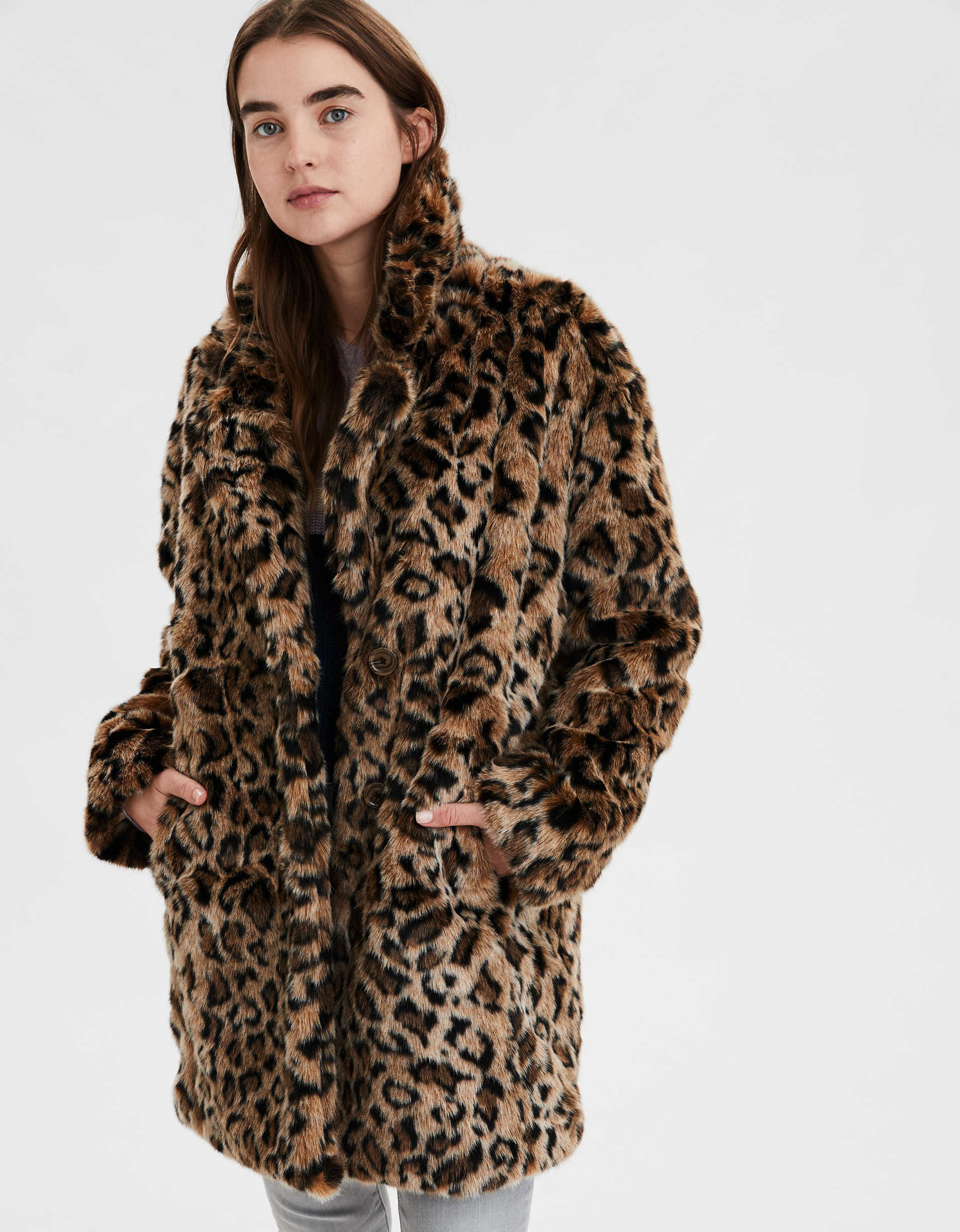 Colorful lattice print turndown clearance collar winter wind coat