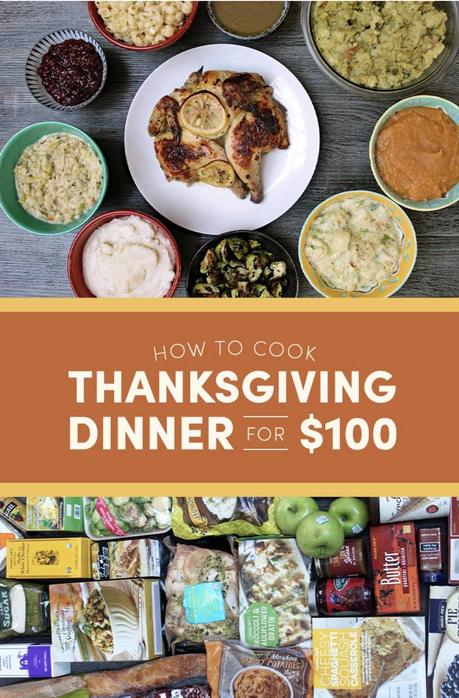 I Made a Downsized Thanksgiving Feast for 2 With Easy Recipes