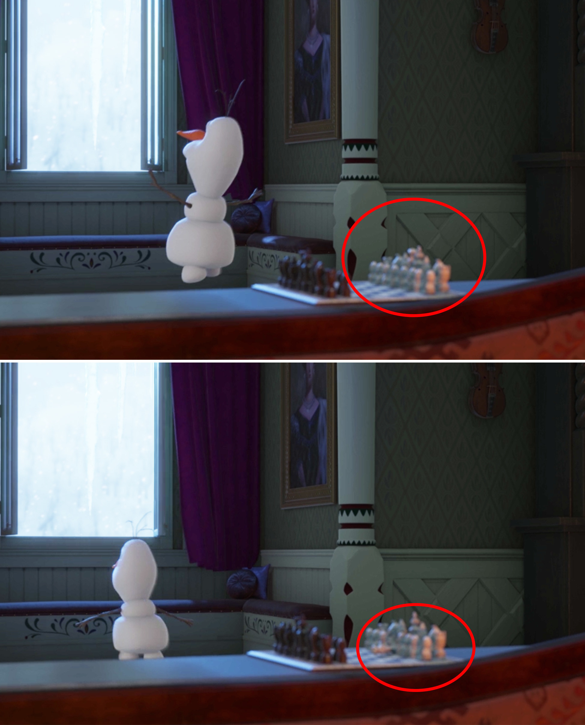 easter eggs in frozen