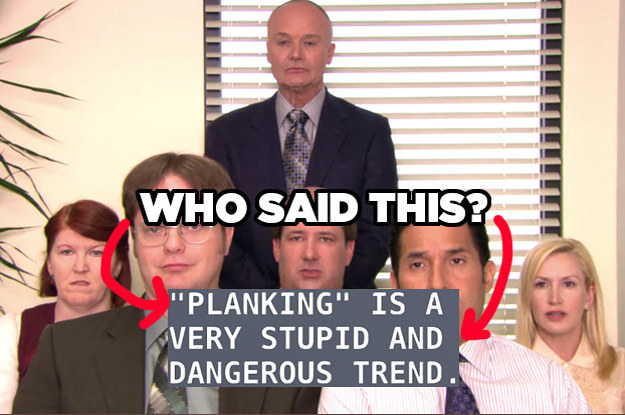 trivia the office quote