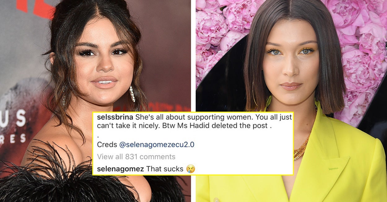 Selena Gomez Clears Up Bella Hadid Instagram Drama