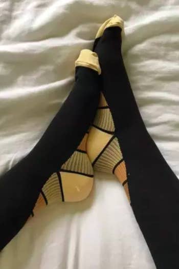 feet in the socks 