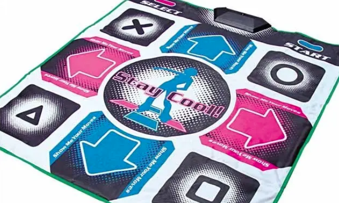 DDR in pink and blue