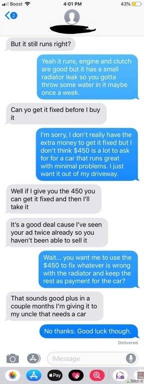 You already have a futon mattress, but your frame has seen better days. 16 screenshots of annoying people on