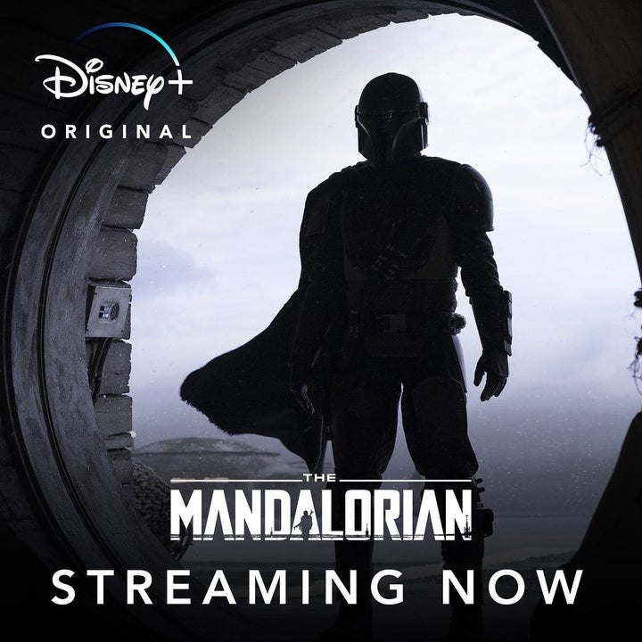 the poster for the mandalorian
