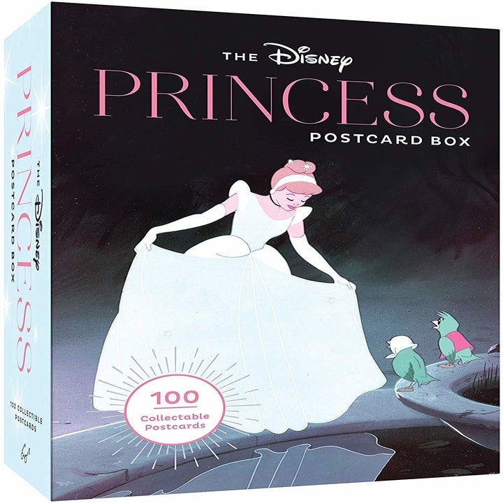 the princess post card box with cinderella on the cover