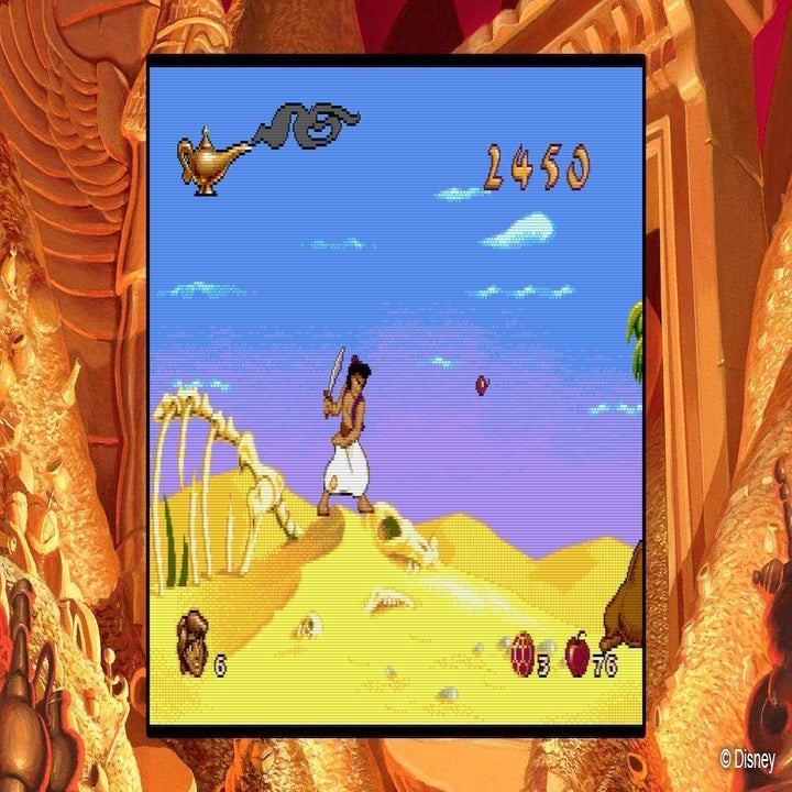 a screenshot of the aladdin game